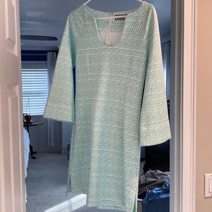 CK Bradley turquoise dress 3/4 sleeve